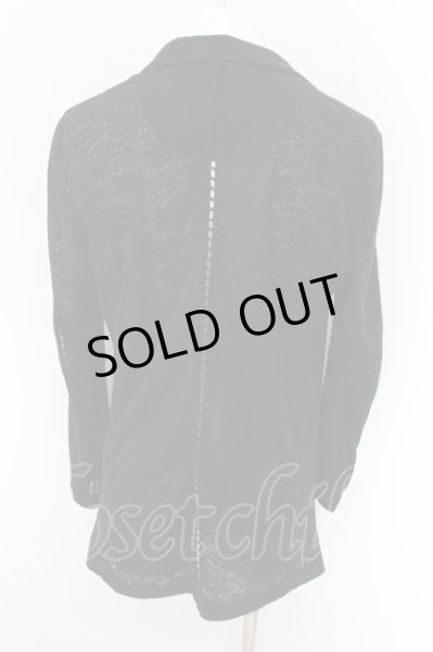 画像2: BUFFALO BOBS / LORETO-LOTUS(ロレートロータス)レースカーディガンチェスター 1-2 ブラック O-24-09-07-102-BU-to-YM-ZT125 (2)