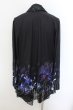 画像2: CIVARIZE / Angerレイヤードレーストッパーフラワーカーディガン 46 ブラックxブルー O-24-09-07-014-CI-to-YM-ZS (2)
