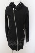 画像2: CIVARIZE / NIGHTMARE　Ni-yaコラボコーティングスタッズVer　パーカー 44 ブラックｘブルー O-24-09-07-002-CI-to-YM-ZS (2)