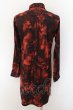 画像2: CIVARIZE / Laurence総柄ジャガードロングシャツ 46 レッド O-24-09-07-021-CI-sh-YM-ZS (2)