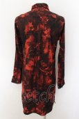 画像2: 【WINTERセール】CIVARIZE / Laurence総柄ジャガードロングシャツ 46 レッド O-24-09-07-021-CI-sh-YM-ZS (2)