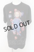 CIVARIZE / オリジナルチャッキーTシャツ F ブラック O-24-09-07-030-CI-ts-YM-OS