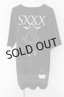 MARDIGRAS(SADS清春) / 狂歌乱舞腐敗堕落Tシャツ ブラック O-24