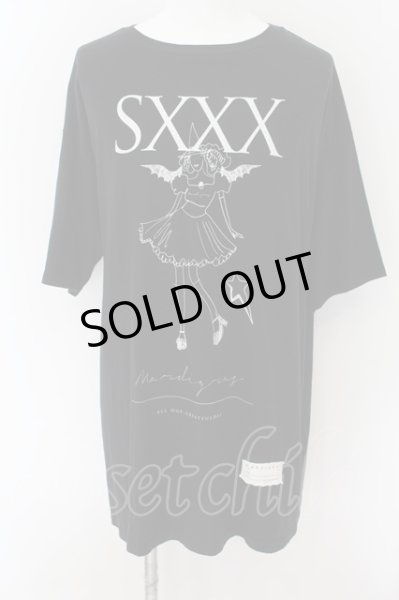画像1: MARDIGRAS(SADS清春) / SXXX BIG Tシャツ  ブラック O-24-09-15-049-MA-ts-YM-ZT206 (1)