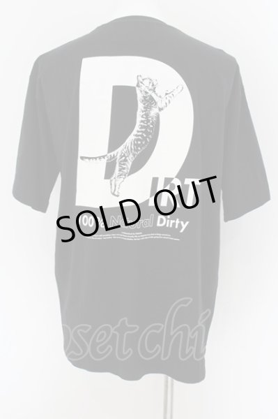 画像2: DIRT 100% Natural Dirty / Tシャツ LOGO F ブラック O-24-09-15-051-DI-ts-YM-ZT206 (2)