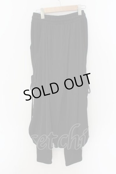 画像2: CIVARIZE / Quiverスカートレイヤードワイドパンツ 44 ブラック O-24-09-15-061-CI-pa-YM-ZT0918 (2)