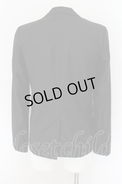 画像3: TRAVAS / ピークドラペルシャイニーテーラードジャケット 46 ブラック（シャイニー） O-24-09-15-008-TR-ja-YM-ZT262 (3)