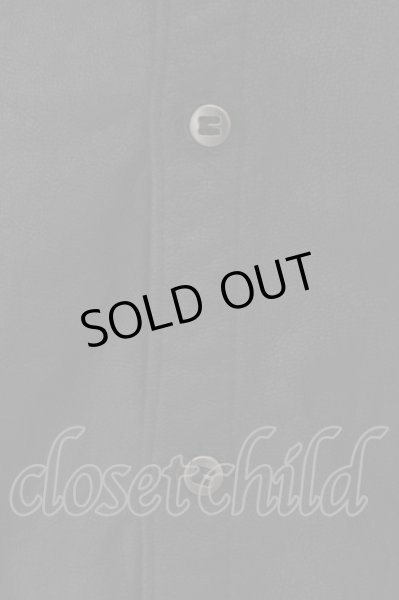 画像3: FUGA / Polish ゴートヌバックレザーシャツ 44 ブラック O-24-09-15-011-FU-sh-YM-ZT-ML005 (3)