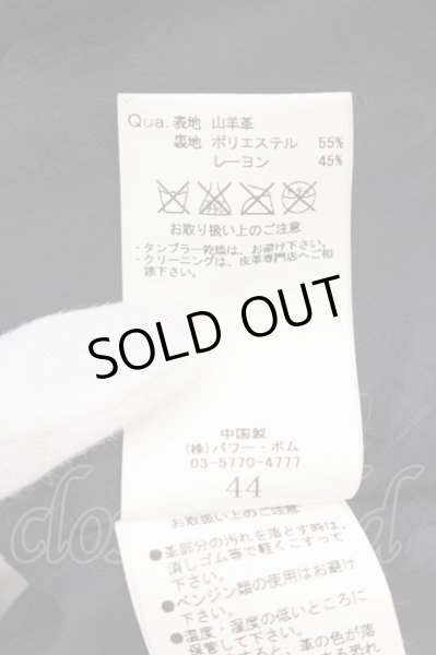 画像4: FUGA / Polish ゴートヌバックレザーシャツ 44 ブラック O-24-09-15-011-FU-sh-YM-ZT-ML005 (4)