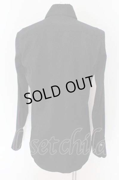 画像3: MIDAS9 / シャドーレオパードドレッシーシャツ 46 ブラック O-24-09-15-014-MI-sh-YM-ZT406 (3)