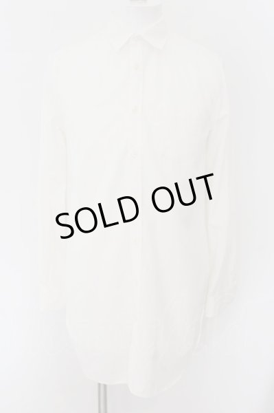 画像1: FUGA / Twilight ロングシャツ 44 ホワイト O-24-09-15-017-FU-sh-YM-ZT220 (1)