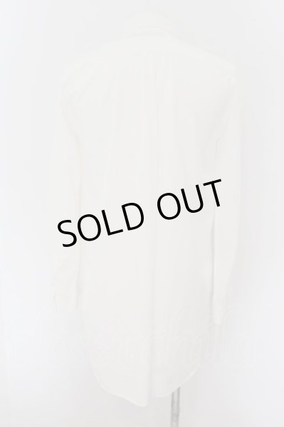 画像2: FUGA / Twilight ロングシャツ 44 ホワイト O-24-09-15-017-FU-sh-YM-ZT220 (2)