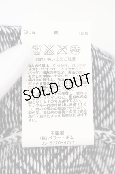 画像3: FUGA / 総柄ニットVネックTシャツ 44 ブラック O-24-09-15-021-FU-ts-YM-ZT219 (3)