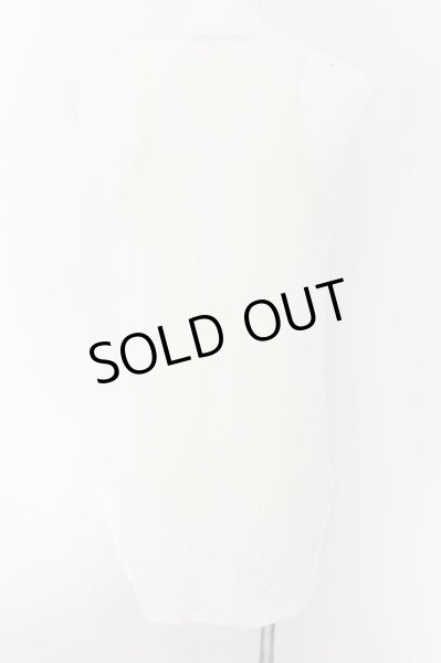 画像2: GOSTAR DE FUGA / ロングテレコタンクトップ 46 ホワイト O-24-09-15-022-GO-to-YM-OS (2)