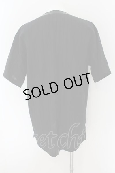 画像2: Y-3 / ハーフZIP BIG Tシャツ M ブラック O-24-09-15-023-Y--ts-YM-ZT219 (2)