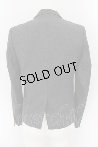 画像2: FUGA / Clarion グリッターテーラードジャケット 44 グレー O-24-09-15-003-FU-ja-YM-OS (2)