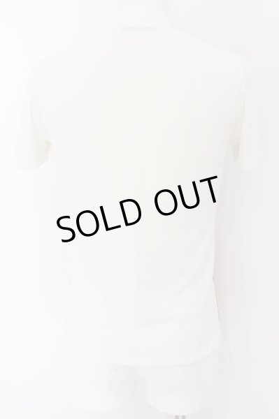 画像2: TORNADO MART / グラデーションテレコVネックTシャツ  ホワイト O-24-09-15-029-TO-ts-YM-ZT219 (2)