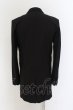 画像4: CIVARIZE / ラペル切り替えロングテーラードジャケット(レース) 46 ブラック O-24-09-16-028-CI-ja-YM-ZT238 (4)