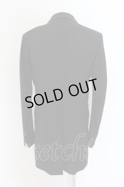 画像2: CIVARIZE / ラペル切り替えロングテーラードジャケット 46 ブラック O-24-09-16-029-CI-ja-YM-ZT238 (2)