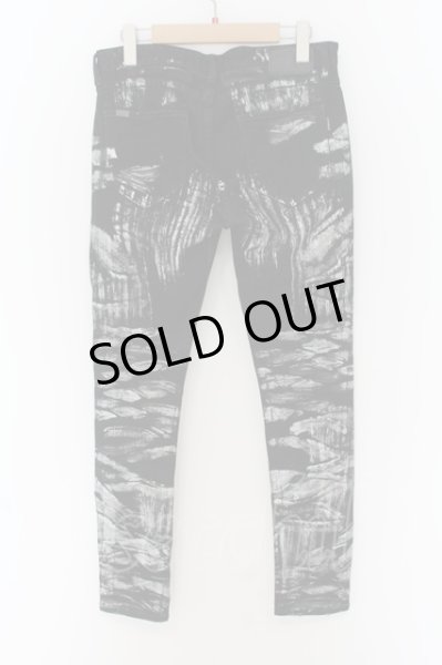 画像2: CIVARIZE / ショッキングカラー泊スキニーデニムパンツ 44 ブラックｘシルバー O-24-09-16-036-CI-pa-YM-ZT453 (2)