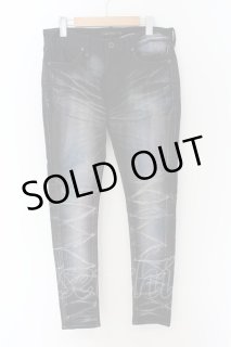 CIVARIZE / ペンキ加工リメイクストレッチスキニーデニムパンツ 44