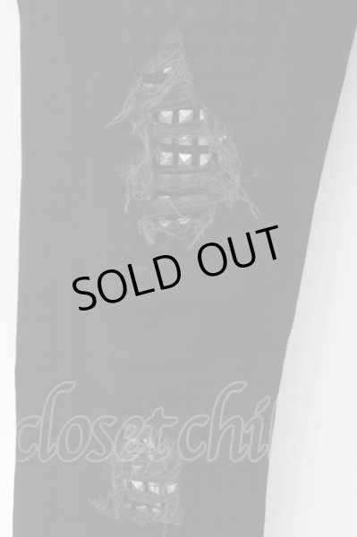 画像2: CIVARIZE / Rust リメイクスキニーデニムパンツ 44 ブラック O-24-09-16-041-CI-pa-YM-OS (2)