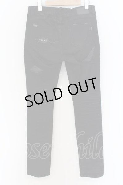 画像4: CIVARIZE / Rust リメイクスキニーデニムパンツ 44 ブラック O-24-09-16-041-CI-pa-YM-OS (4)