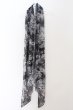画像1: CIVARIZE / シフォンストール  ブラック O-24-09-16-049-CI-za-YM-OS (1)