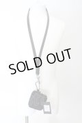 Moonage Devilment（清春） / NECK STRAP & COIN PURSE  ブラックｘシルバー O-24-09-16-055-MO-za-YM-OS