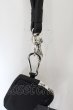 画像2: Moonage Devilment（清春） / NECK STRAP & COIN PURSE  ブラックｘシルバー O-24-09-16-055-MO-za-YM-OS (2)