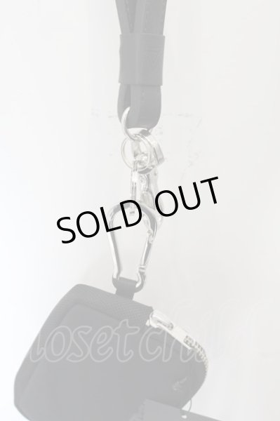 画像2: Moonage Devilment（清春） / NECK STRAP & COIN PURSE  ブラックｘシルバー O-24-09-16-055-MO-za-YM-OS (2)