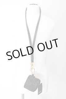 Moonage Devilment / NECK STRAP & COIN PURSE ブラックxシルバー O