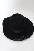 画像2: CIVARIZE / Widow中折れビッグフェルト  ブラック O-24-09-16-057-CI-za-YM-ZT0930A (2)