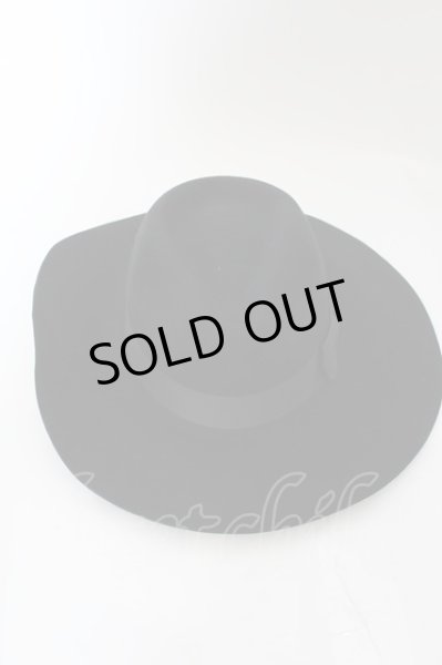 画像2: CIVARIZE / Widow中折れビッグフェルト  ブラック O-24-09-16-057-CI-za-YM-ZT0930A (2)