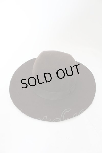 画像2: Moonage Devilment（清春） / リボンフェルトロングブリム F ブラウン O-24-09-16-059-MO-za-YM-ZT495 (2)