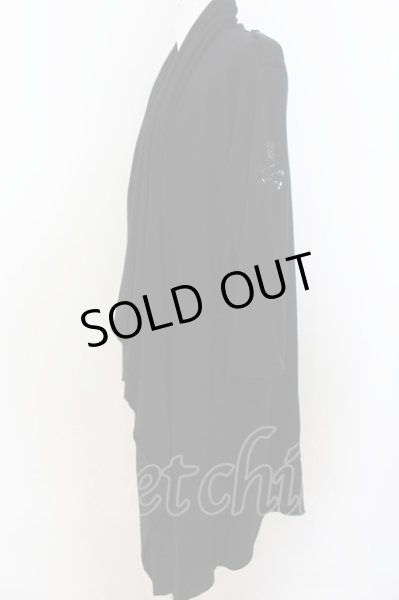 画像2: Roen / イレヘム六部袖スウェットカーディガン S ブラック O-24-09-16-006-Ro-to-YM-OS (2)