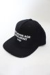 画像2: Moonage Devilment（清春） / GRAPHIC FLAT VISOR type A キャップ F ブラック O-24-09-16-060-MO-za-YM-ZT133 (2)