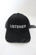 画像1: Moonage Devilment（清春） / GRAPHIC MESH CAP -LISTENER- キャップ F ブラック O-24-09-16-063-MO-za-YM-ZT133 (1)