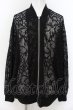 画像1: CIVARIZE / オ－バーサイズレースブルゾンジャケット 44 ブラック O-24-09-16-008-CI-ja-YM-ZS (1)