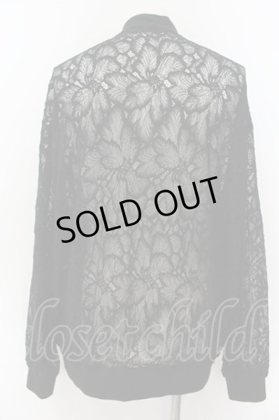 画像3: CIVARIZE / オ－バーサイズレースブルゾンジャケット 44 ブラック O-24-09-16-008-CI-ja-YM-ZS (3)