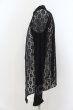 画像2: CIVARIZE / Voluptucas レース花柄変型デザインシャツ 46 ブラック O-24-09-16-009-CI-sh-YM-ZY (2)