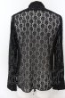 画像3: CIVARIZE / Voluptucas レース花柄変型デザインシャツ 46 ブラック O-24-09-16-009-CI-sh-YM-ZY (3)