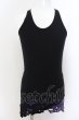 画像1: CIVARIZE / Poisonous クラッシュ加工フェイクレイヤードタンクトップ 44 ブラックxパープル O-24-09-16-012-CI-to-YM-OS (1)