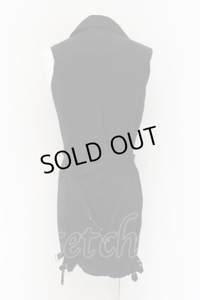 画像4: CIVARIZE / Kaiser ダブルライダースロングベスト 44 ブラック O-24-09-16-019-CI-to-YM-OS (4)