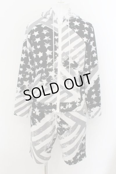 画像1: DIVINER / 星条旗セットアップ 44 ホワイトｘブラック O-24-09-24-001-DN-to-YM-ZT084 (1)