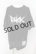 Moonage Devilment（清春） / Print Big Tシャツ F ブラック O-24-09-24-034-MO-to-YM-OS