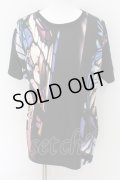 Moonage Devilment（清春） / 転写プリントTシャツ 46 ブラック O-24-09-24-037-MO-to-YM-ZT431