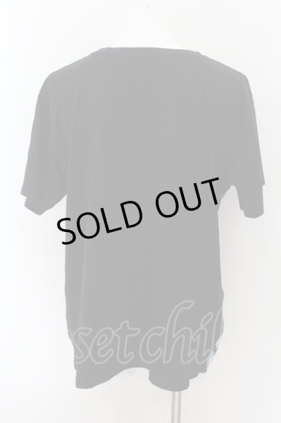 画像2: Moonage Devilment（清春） / 転写プリントTシャツ 46 ブラック O-24-09-24-037-MO-to-YM-ZT431 (2)