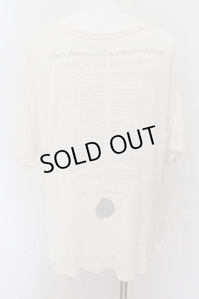 画像3: KUROYUME / BEFORE THE NEXT SLEEP Tシャツ M ホワイト O-24-09-24-039-KU-ts-YM-ZT431 (3)