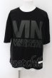 画像1: MARDIGRAS(SADS清春) / VINNY BEACH LYRIC POEM Tシャツ L ブラック O-24-09-24-041-MA-ts-YM-ZT216 (1)